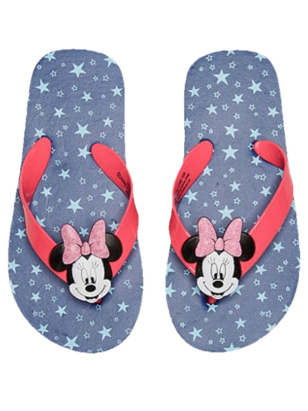 NWT Girl’s Toddler Size 7-8 Disney Minnie Mouse Flip Flop Sandals